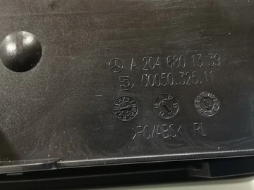 MERCEDES-BENZ C-CLASS LOKETNÍ OPĚRKA TUNELU STŘEDNÍHO 2011 SALOON 4/5DR