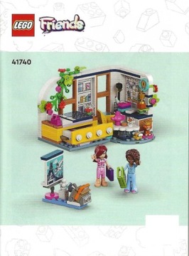LEGO 41740 Instrukcja papierowa - Friends - Pokój Aliyi