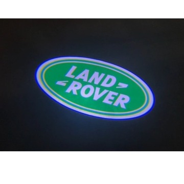 LAND ROVER 2X LAMPKA POWITALNA LED LOGO PROJEKTOR DO AUTA ŚWIATŁO HOLOGRAM
