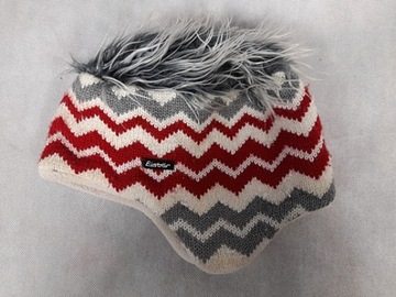EISBAR * 50% MERINO * CZAPKA ZIMOWA Z WŁOSAMI * OS