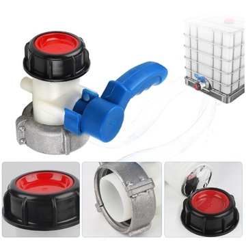 ZAWÓR CZERPALNY KRAN DO MAUZERA 1000 IBC KOREK MOTYLKOWY PRZEŁĄCZNIK 62MM