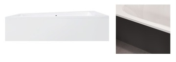 Wanna BESCO INTIMA DUO LEWA 180X125 +SYFON+OBUDOWA