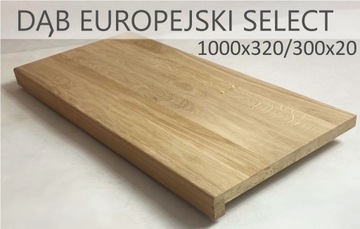 Nakładki dąb europejski select lite 1000x320/300x20/40