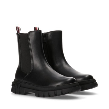 Tommy Hilfiger damskie botki BOOTIE BLACK