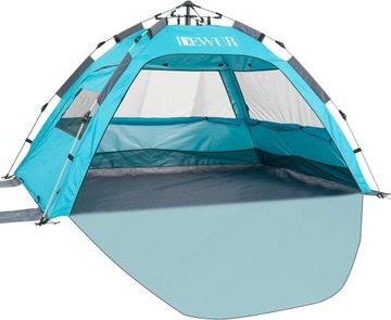 Dewur 2-4 osobowy namiot plażowy pop-up ochrona UV kemping plaża ogród