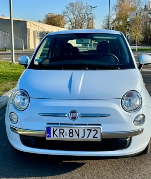 Fiat 500 II Hatchback 3d 1.2 69KM 2010 Fiat 500 1.2 Benzyna 69KM Niski przebieg 80tys. km, Klima, Przegląd do 2027, zdjęcie 2
