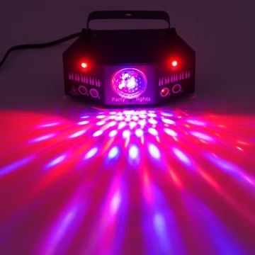 7-глазной светодиодный светильник RGB для сценического освещения с эффектом DMX