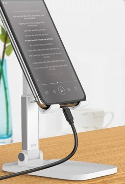 PODSTAWKA REGULOWANA SKŁADANA UCHWYT STOJAK NA TELEFON TABLET