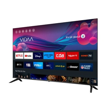 Телевизор Kruger&Matz Smart DVB-T2/S2 H.265 Hevc с диагональю 65 дюймов и разрешением UHD