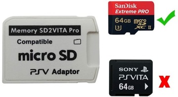 Адаптер MicroSD SD2VITA для PS Vita SLIM FAT 5.0