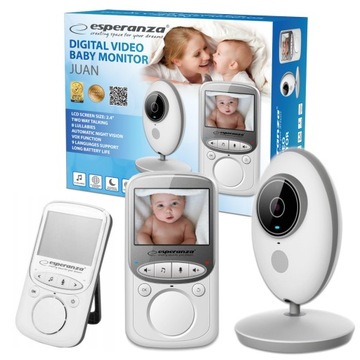 NIANIA ELEKTRONICZNA Z KAMERĄ ELEKTRYCZNA KAMERA NA ŻYWO LCD VOX TRYB NOCNY