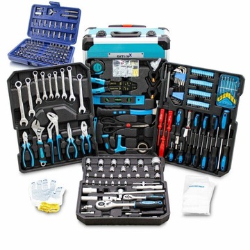 MasterKit 1300 Полный мобильный кейс для инструментов с битами и колесиками