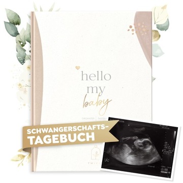 TWIVEE dziennik, pamiętnik ciążowy – HELLO MY BABY - J.NIEMIECKI !!OPIS!!!