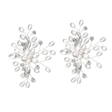 ПРЯЖКИ ДЛЯ ОБУВИ С ОТДЕЛКОЙ КРИСТАЛЛАМИ И ЖЕМЧУГОМ