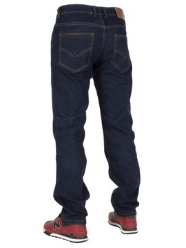 Spodnie męskie jeans W:33 84 cm L:32 granat