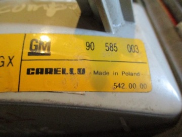 341/23 SVĚTLO ZADNÍ KOMBINOVANÁ PRAVÁ OPEL VECTRA B HATCHBACK 90585003