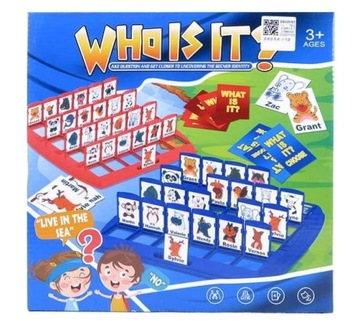 СЕМЕЙНАЯ НАСТОЛЬНАЯ ИГРА УГАДАЙ КТО С ЖИВОТНЫМИ