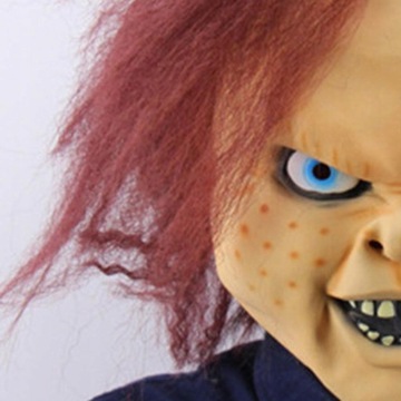 STRASZNA MASKA LALECZKA CHUCKY HALLOWEEN