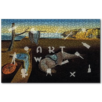 Puzzle drewniane TRWAŁOŚĆ PAMIĘCI Salvador Dali 700e wyjątkowe kształty XXL