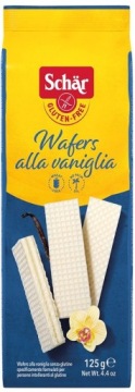 Wafers ваніль- вафлі ванільні Без глютену. 125 г schar