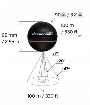 ЭХОНАР DEEPER PRO PLUS 2 ОРИГИНАЛЬНЫЙ ЭХОНАР НОВЫЙ
