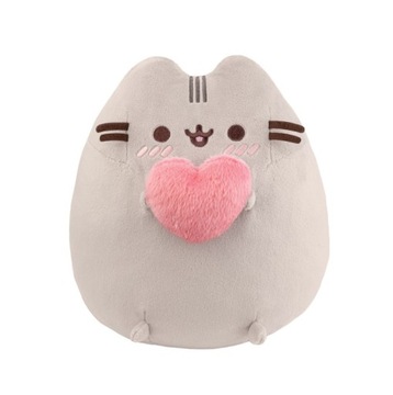 PUSHEEN z SERDUSZKIEM w łapkach maskotka 23cm, CUDEŃKO