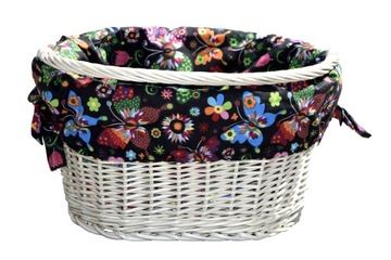 Плетеная ВЕЛОСИПЕДНАЯ КОРЗИНА для CLICK + вставка 16 УЗОРОВ