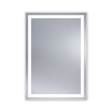 Lustro prostokątne pionowe do łazienki LED rozmiar 50x100 cm