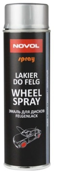 Novol Wheel srebrny spray. Lakier do felg
