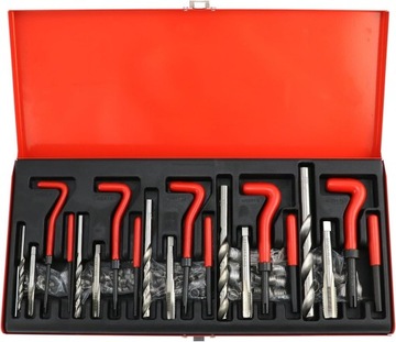 КОМПЛЕКТ ДЛЯ РЕМОНТА РЕЗЬБЫ HELICOIL M5-M12 / 131 ЭЛЕМЕНТ