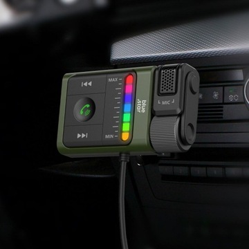 FM BLUETOOTH 5.1 ПЕРЕДАТЧИК AUX ДИНАМИК ДИНАМИК