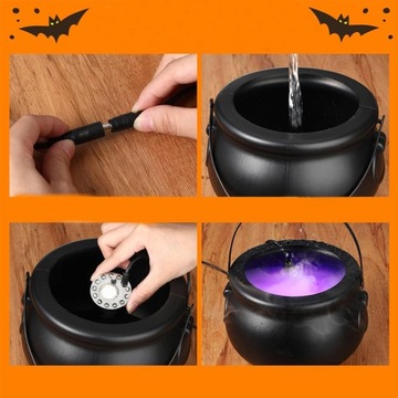 CAULDEL WITCH'S CAULDEL LED ДЫМОГЕНЕРАТОР ВЕДРО ДЛЯ ХЭЛЛОУИНА WITCH