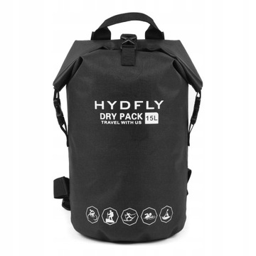 TORBA WODOODPORNY PLECAK DO SPORTY WODNE 15L TPU