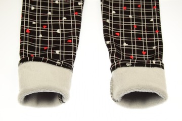 CIEPŁE legginsy 6917A/18B GETRY OCIEPLONE GRUBYM POLAREM SERCA 98/104