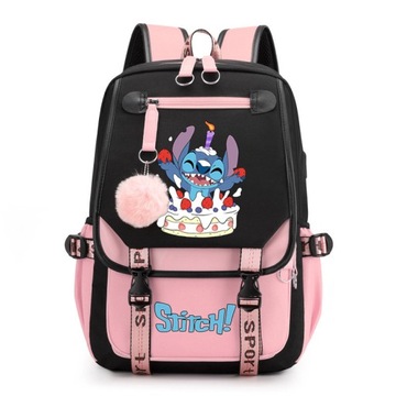 ШКОЛЬНЫЙ РЮКЗАК STICH USB А4 БОЛЬШИЕ ЦВЕТА МНОГИЕ ДИЗАЙНЫ ВОДОНЕПРОНИЦАЕМЫЙ