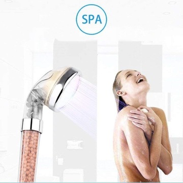 РУЧНОЙ ДУШ ДАВЛЕНИЯ СМЕНА ЦВЕТА СВЕТОДИОДА С ФИЛЬТРОМ ОТРИЦАТЕЛЬНЫХ ИОНОВ