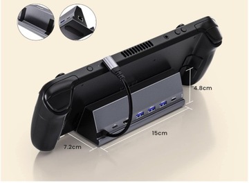 HUB USB-C do Lenovo LEGION GO / ASUS ROG ALLY HDMI 4k 60Hz USB 3.0 PD