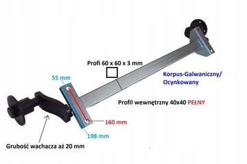 Рулевая ось NIEWIADÓW 750 Оси KNOTT 1180 мм 4X98