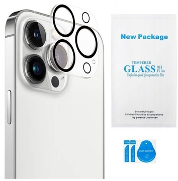 PEŁNE SZKŁO NA APARAT OBIEKTYW DO APPLE iphone 15 PRO PREMIUM CLEAR
