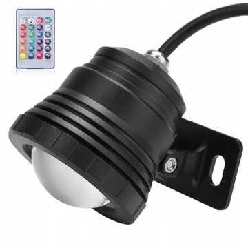 СВЕТИЛЬНИК ПОДВОДНЫЙ С РЕФЛЕКТОРОМ RGB LED БАССЕЙН 12В 10Вт
