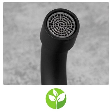 Смеситель для кухонной мойки настенный, черный РЕТРО