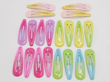 НАБОР из 20 шт. Запонки с эффектом омбре Блестящие РОЗОВЫЕ