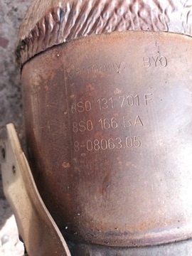 AUDI RS3 RSQ3 SQ3 2.5 TFSI ПОЛНЫЙ ВЫХЛОП