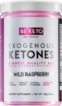 BE KETO KETONY EGZOGENNE DZIKA MALINA 150g - SUPLEMENT DIETY