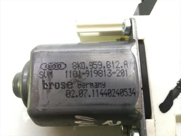 AUDI A4 MOTOR REGULACE OKNO ZADNÍCH DVEŘE 2011