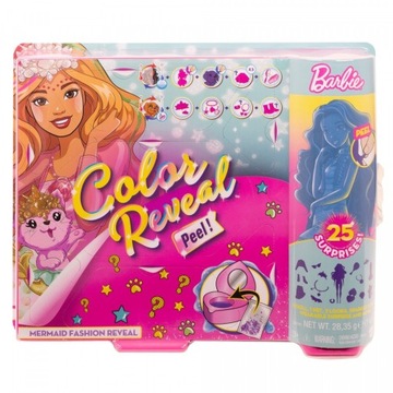Lalka Barbie Color Reveal Syrenka + Akcesoria