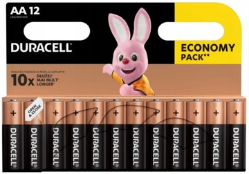 24 ОРИГИНАЛЬНЫЕ ЩЕЛОЧНЫЕ БАТАРЕЙКИ DURACELL LR6/AA, срок действия 10 лет.