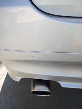 Глянцевый насадок на глушитель BMW E90 E91