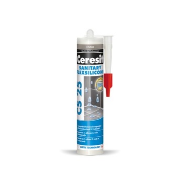 Silikon sanitarny Ceresit SILVER 280 ml