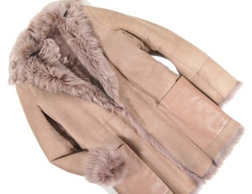 BELSTAFF kożuch natural futro toskana dwustronny36/ 38